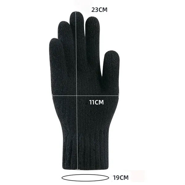 Winter Warm Cashmere Velvet Touchscreen Gloves