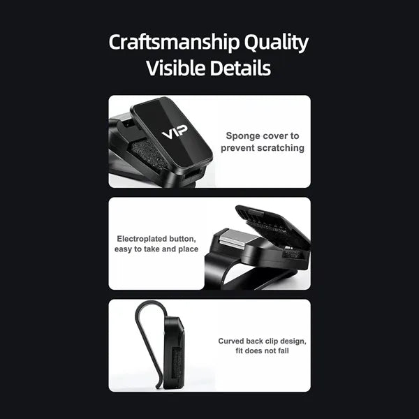 Car Visor Glasses Holder Storage For Sunglasses Customizable