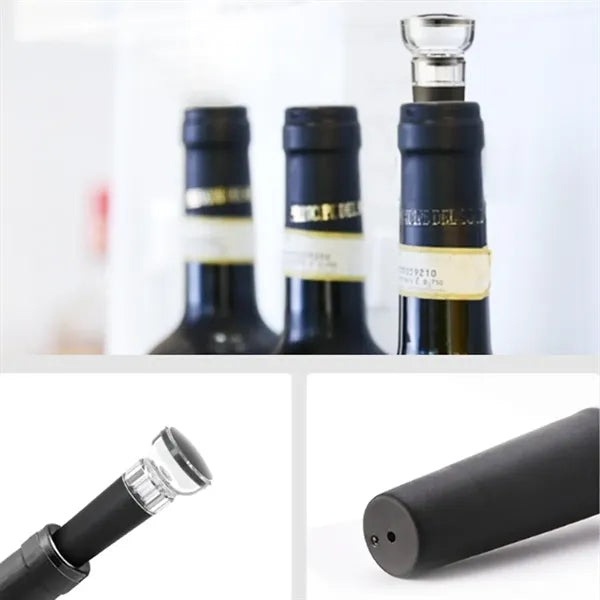Electric Wine Opener Gift Set with Aerator & Stopper