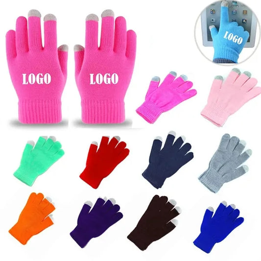 Custom Winter Touchscreen Texting Gloves