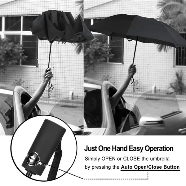 46" Arc Stripe Accent Panel Umbrella