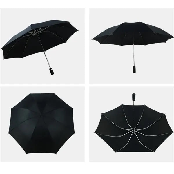 46" Arc Stripe Accent Panel Umbrella