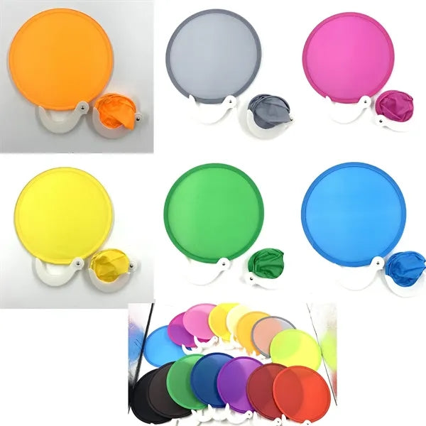 Foldable Nylon Fan With Case