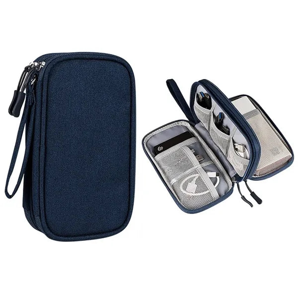 Portable Electronics Travel Organizer