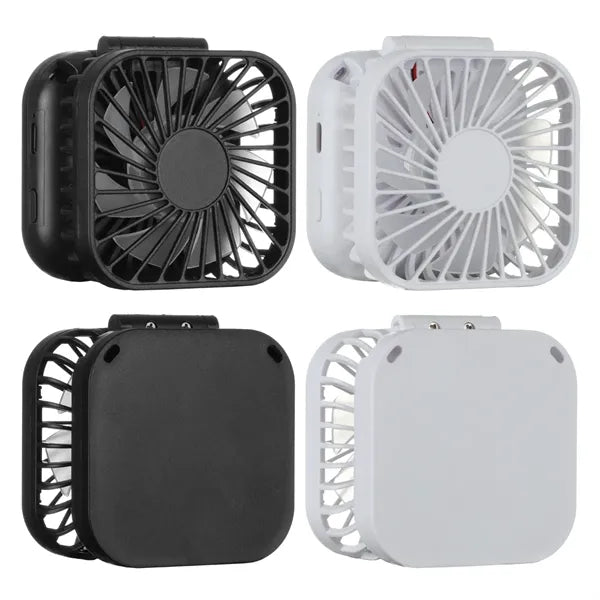 Handheld Rechargeable Folding Mini USB Fan w/Lanyard