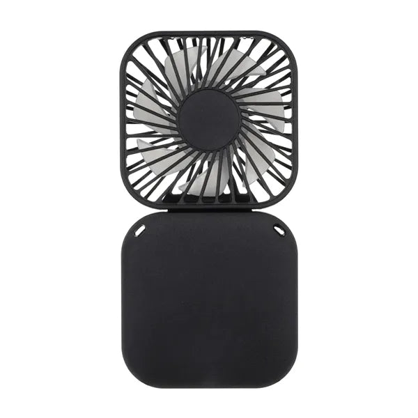 Handheld Rechargeable Folding Mini USB Fan w/Lanyard
