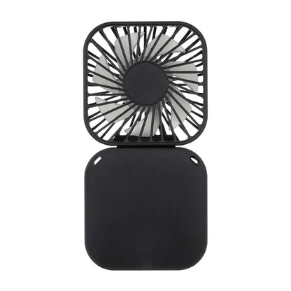 Handheld Rechargeable Folding Mini USB Fan w/Lanyard