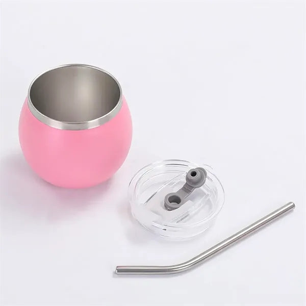 6oz Eggshell Stainless Steel Wine Glass Insulated