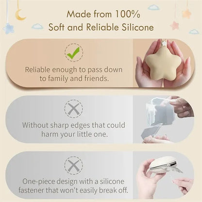 Silicone Pacifier Holder Case BPA Free Baby Accessories