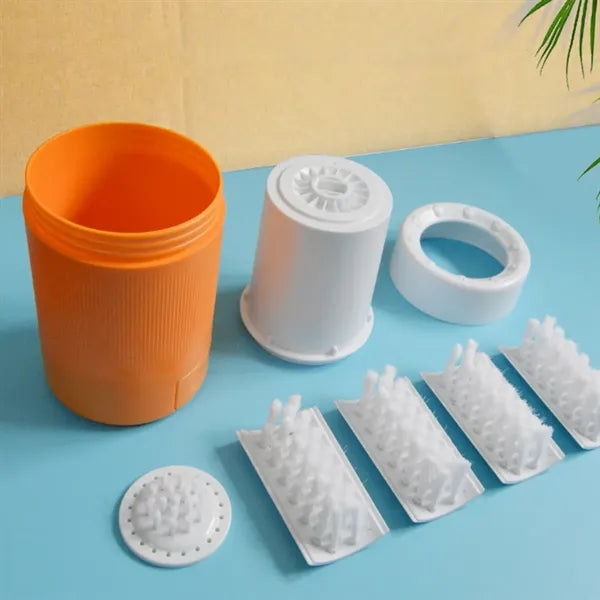Portable Pets Paw Cleaner Brush Cup For Dogs Cats