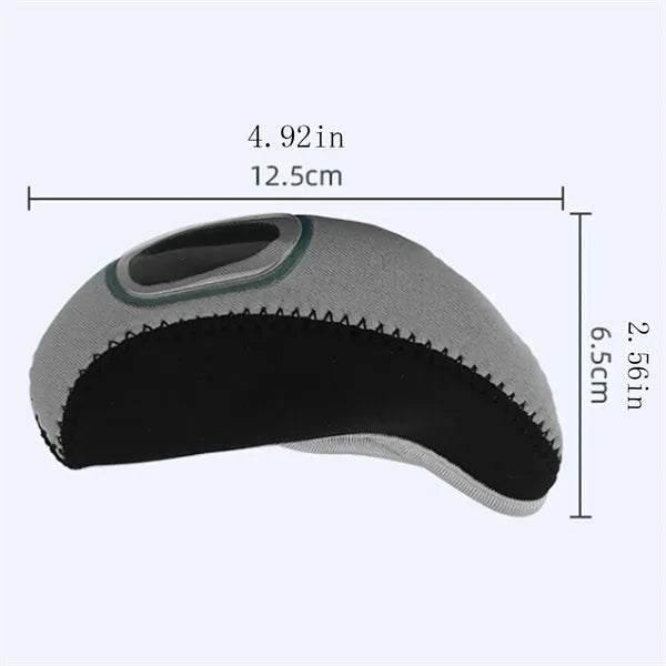 Transparent Plastic Window Neoprene Golf Club Head Cover