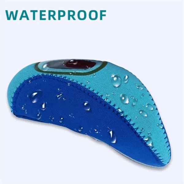 Transparent Plastic Window Neoprene Golf Club Head Cover