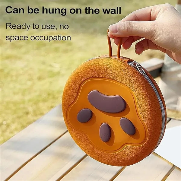 Portable 2-In-1 Spilled Pet Dog Bowl With Non-Slip Base