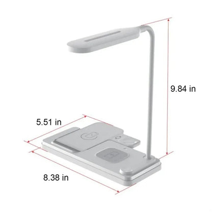 LED Desk Lamp with Wireless Charger for Multi Devices