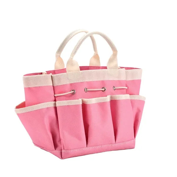 Gardening Tools Storage Oxford Tote Bag with Side Pockets