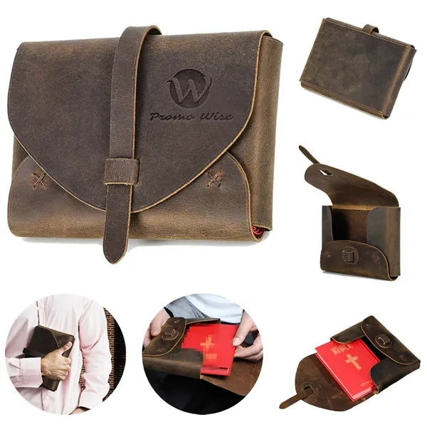 Envelope Type Crazy Horse Leather Notebook Protective Case