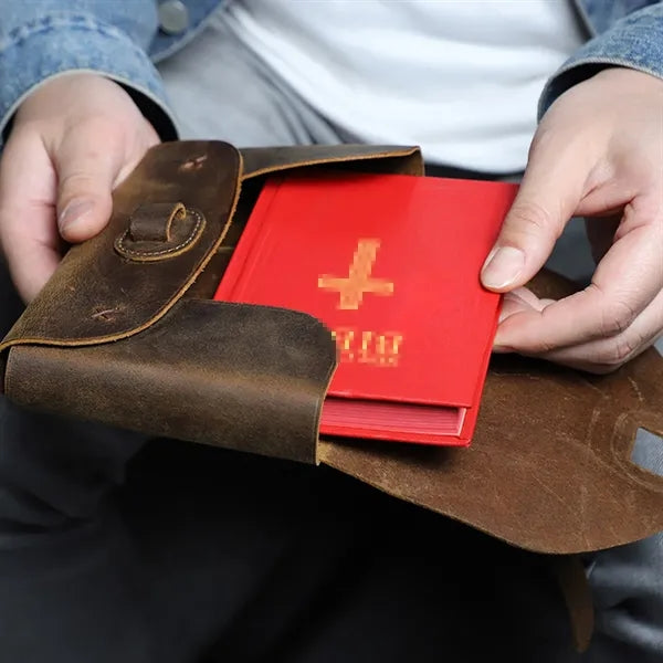 Envelope Type Crazy Horse Leather Notebook Protective Case