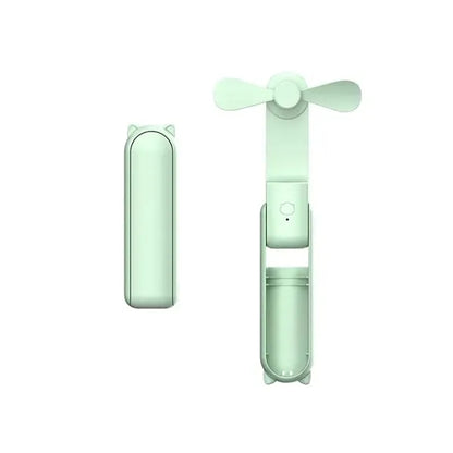Handheld Foldable Mini Fan With Power Bank