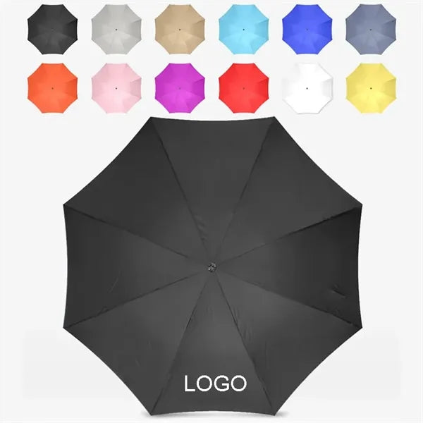 21 Inch 8 Rib Three Fold Compact Portable Travel Umbrella