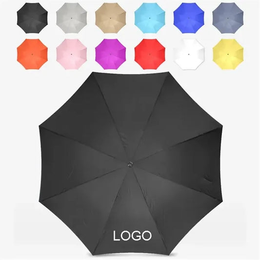21 Inch 8 Rib Three Fold Compact Portable Travel Umbrella
