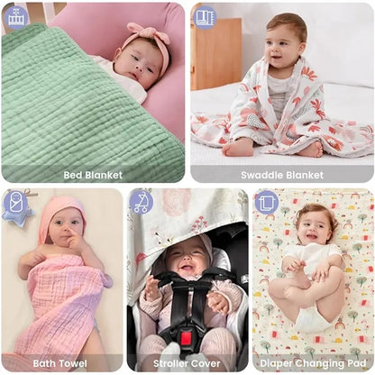 Muslin Hooded Baby Towels
