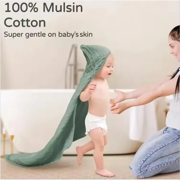 Muslin Hooded Baby Towels