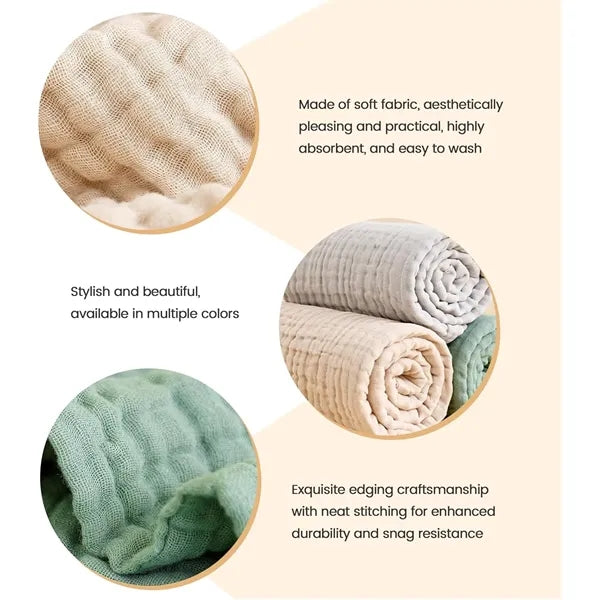 Muslin Hooded Baby Towels