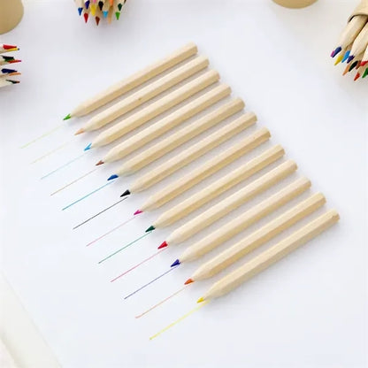 12-Pieces Colored Pencil Set for Drawing in Tube