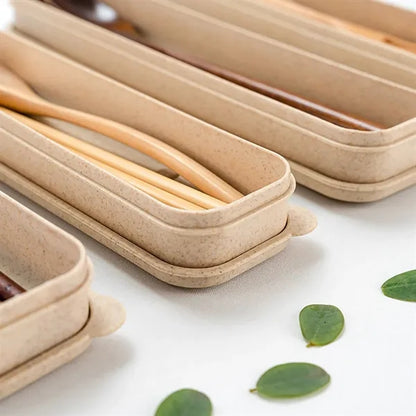 Eco-Friendly Portable Lightweight Beechwood Utensil Set