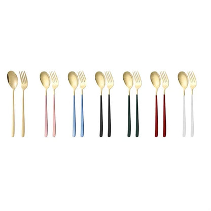 Mirror Polishing Smooth Stainless Steel Portable Cutlery Set