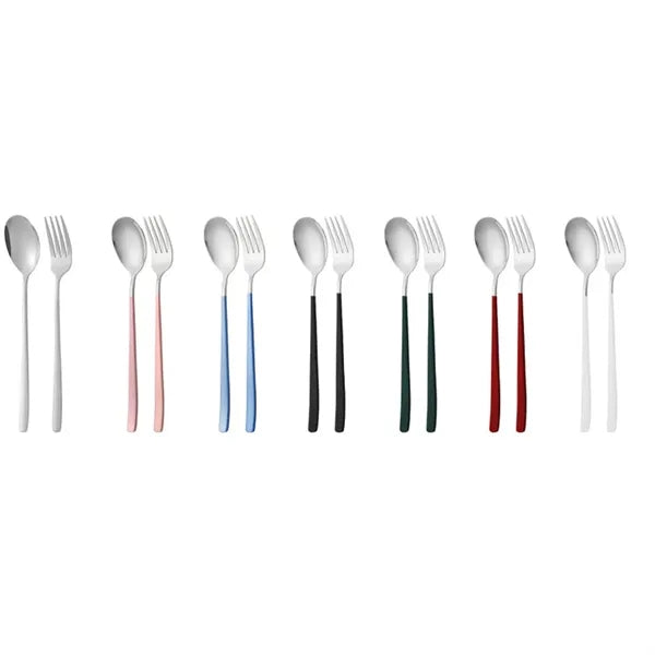 Mirror Polishing Smooth Stainless Steel Portable Cutlery Set
