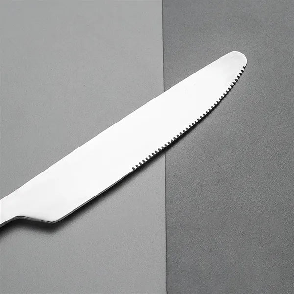 Stainless Steel Durable Cutlery with Imitation Wood Handle