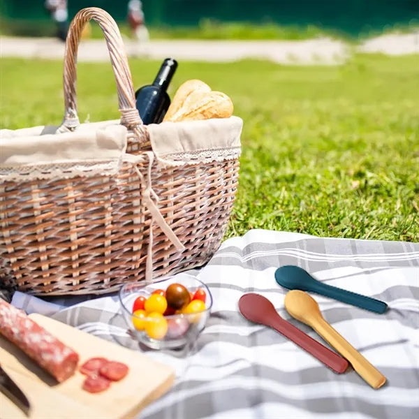 Stainless Steel Portable Cutlery Set with Silicone Cover