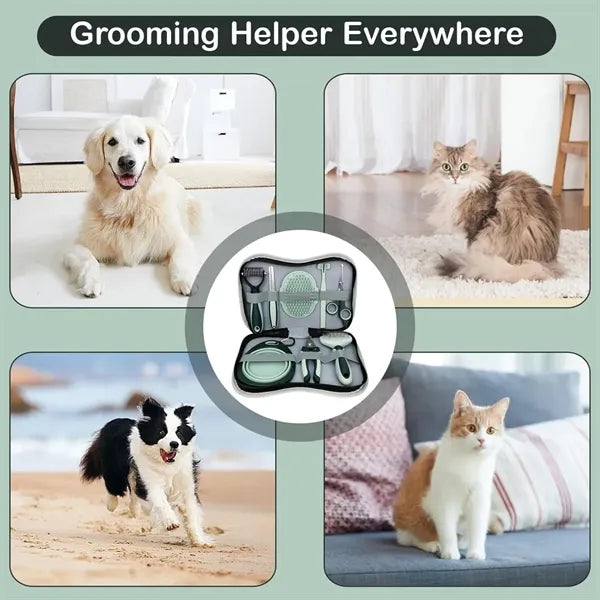 Pet Grooming Kit 8-Piece Set