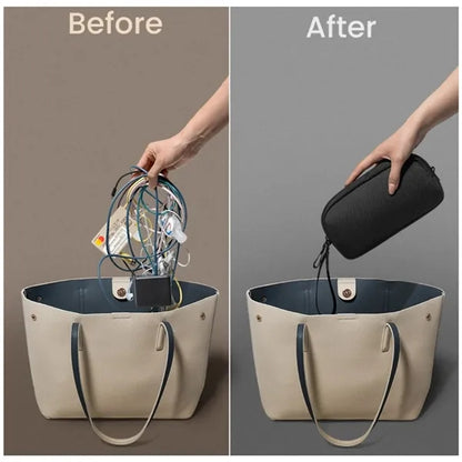 Travel Cable Electronic Organizer Case Bag