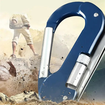 Custom Multi Tool Carabiner with Knife & LED Flashlight