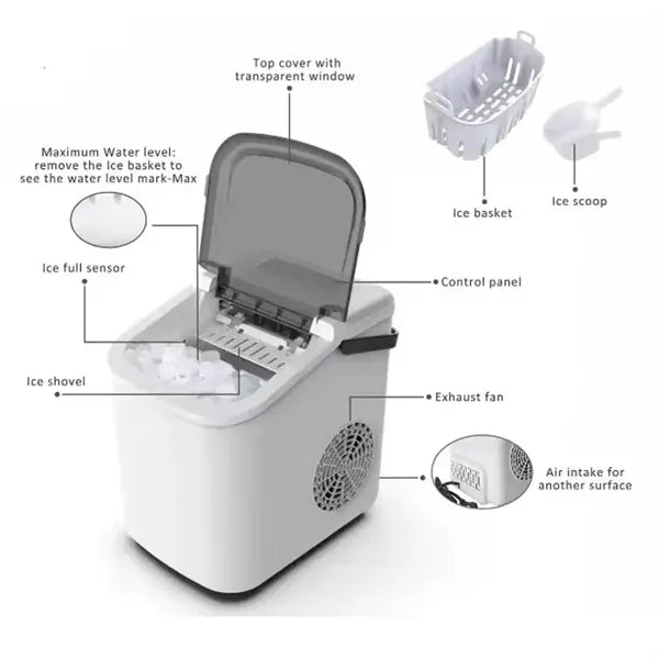 Portable Mini Ice Maker Machine