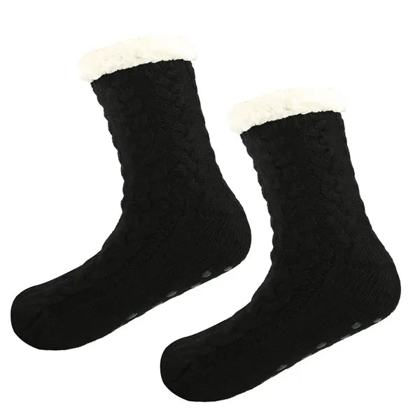 Unisex Winter Thick Non-skid Fuzzy Warm Soft Slipper Socks