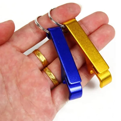 Custom Keyring Beer Bottle Opener Keychain with Logo