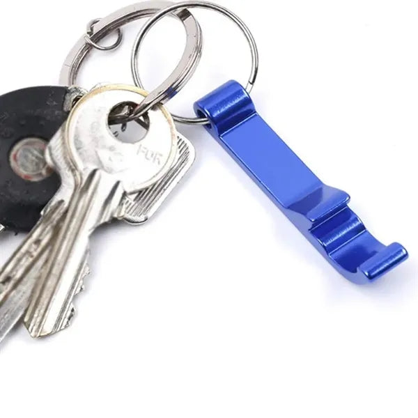 Custom Keyring Beer Bottle Opener Keychain with Logo