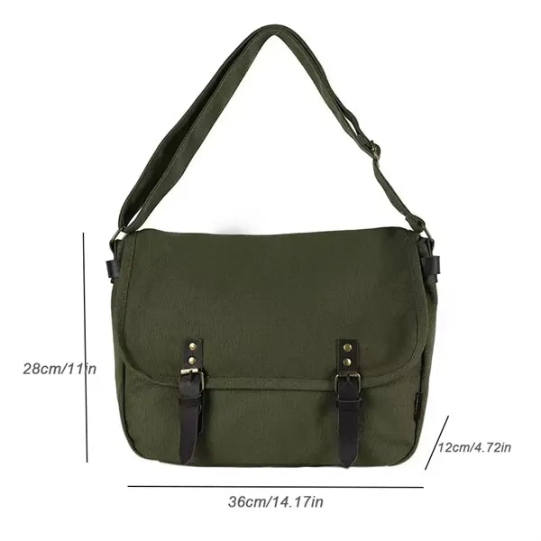Canvas Crossbody Shoulder Bag for Women Men Fashion Large Ho