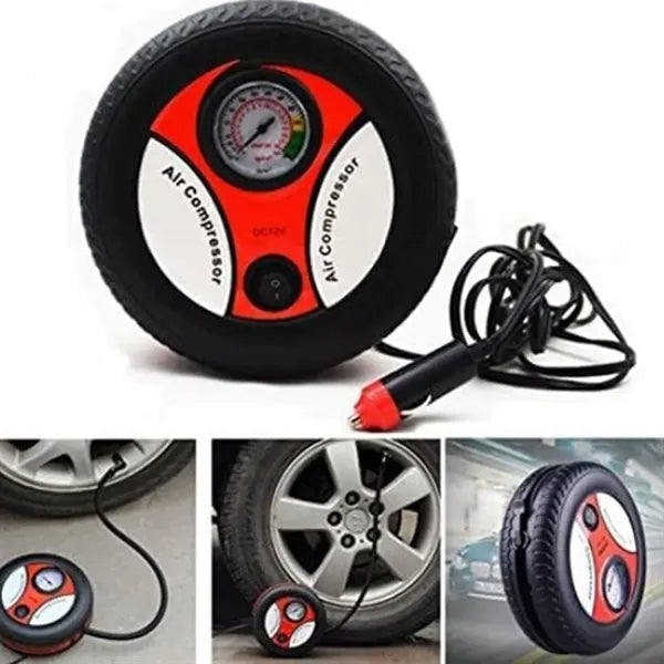 Custom Portable 12V Tire Inflator Air Pump with Gauge