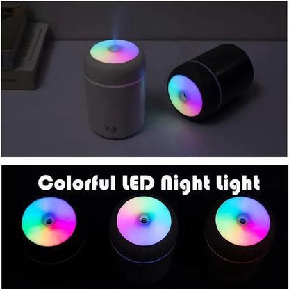 Portable 300ml  Mini Humidifier with LED night light