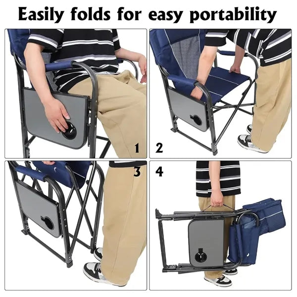 Oversized Portable Folding Camping Directors Chair