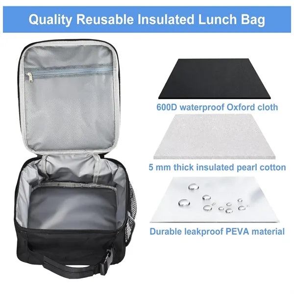 Portable Insulated Lunch Bag