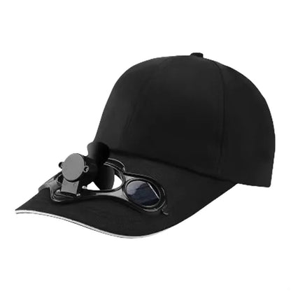 Solar Powered Fan Cap Ideal For Outdoor Activities