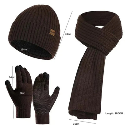 3-in-1 Knit Winter Warm Set