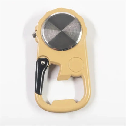 Multi-Tool Carabiner Watch with Compass and Bottle Opener