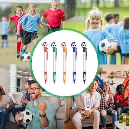 Retractable Soccer Shape Ballpoint Pen Retractable Soccer Sh