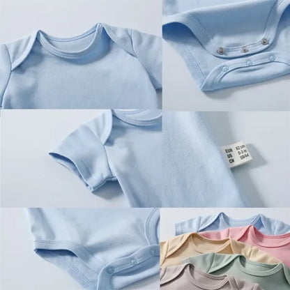 Baby Unisex Short Sleeve Bodysuits